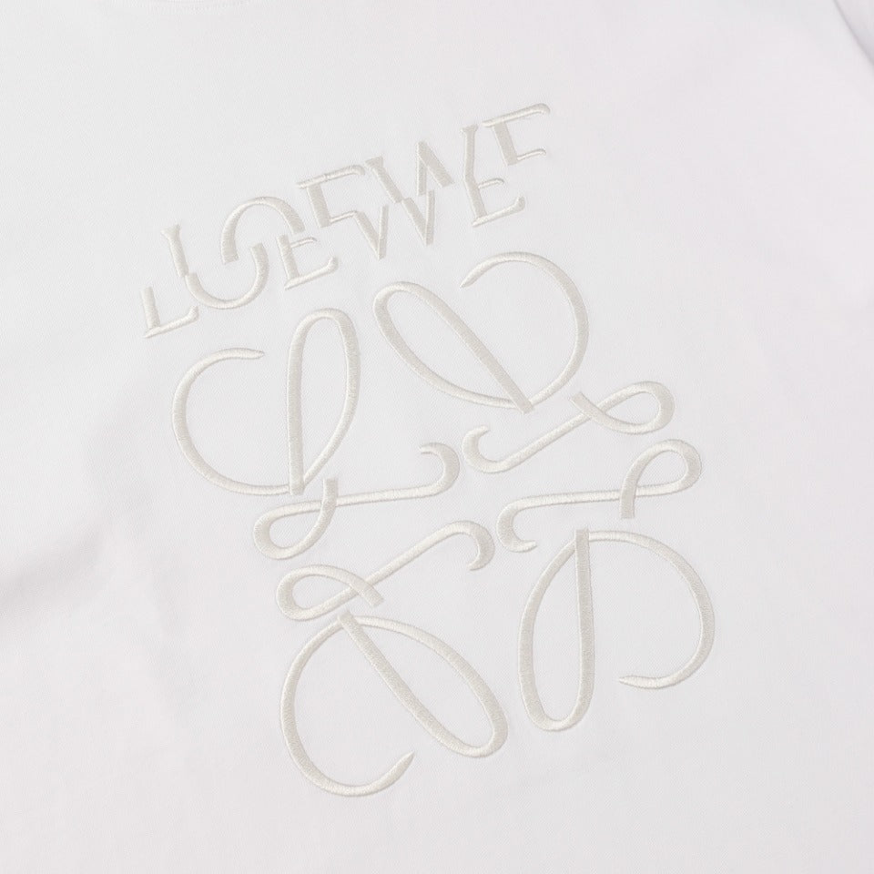 LOEWE Embroidered Logo Oversized T-Shirt | 350G Premium Cotton | Unisex XS–L