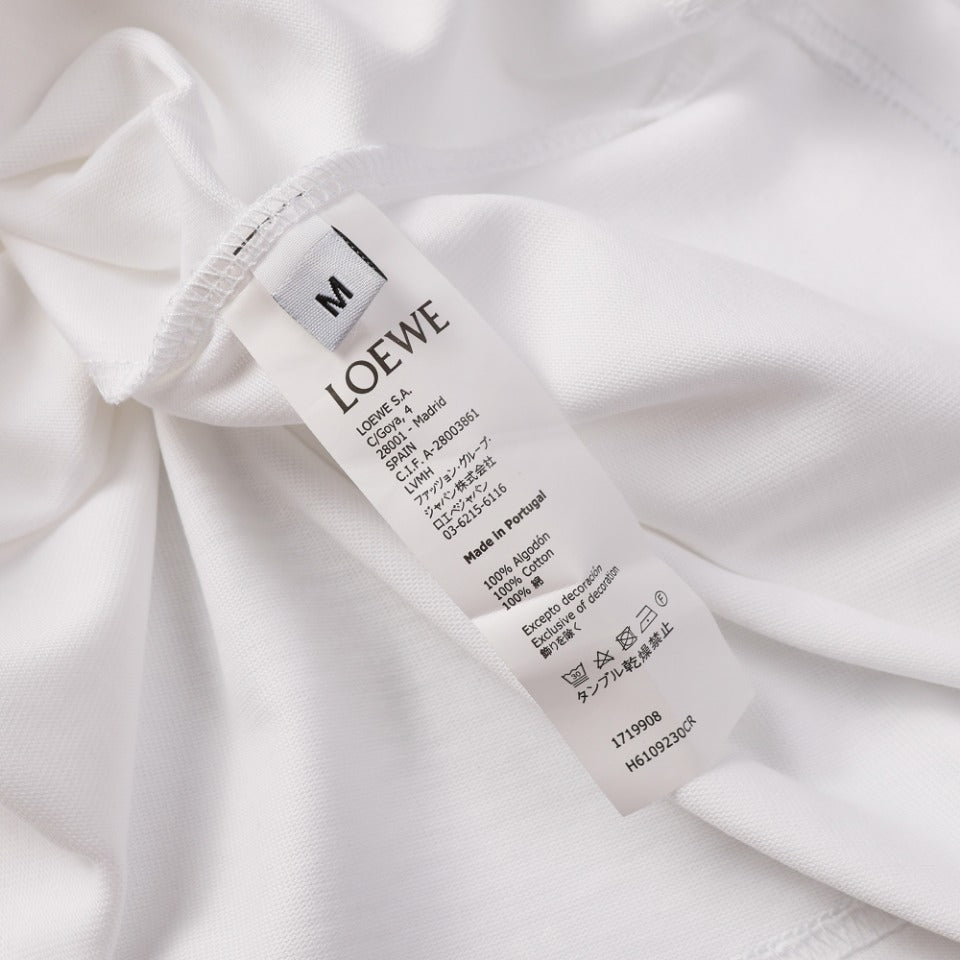 LOEWE Embroidered Logo Oversized T-Shirt | 350G Premium Cotton | Unisex XS–L