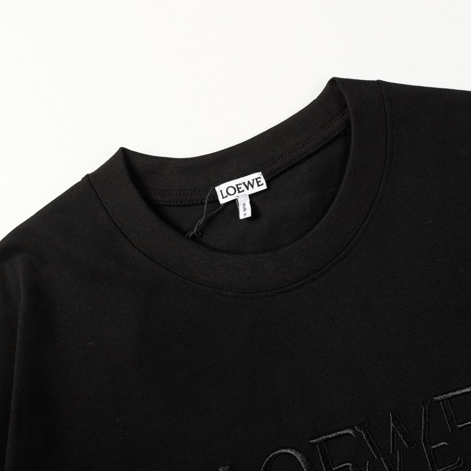 LOEWE Embroidered Logo Oversized T-Shirt | 350G Premium Cotton | Unisex XS–L