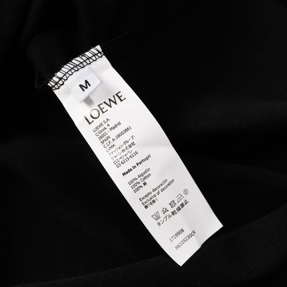 LOEWE Embroidered Logo Oversized T-Shirt | 350G Premium Cotton | Unisex XS–L