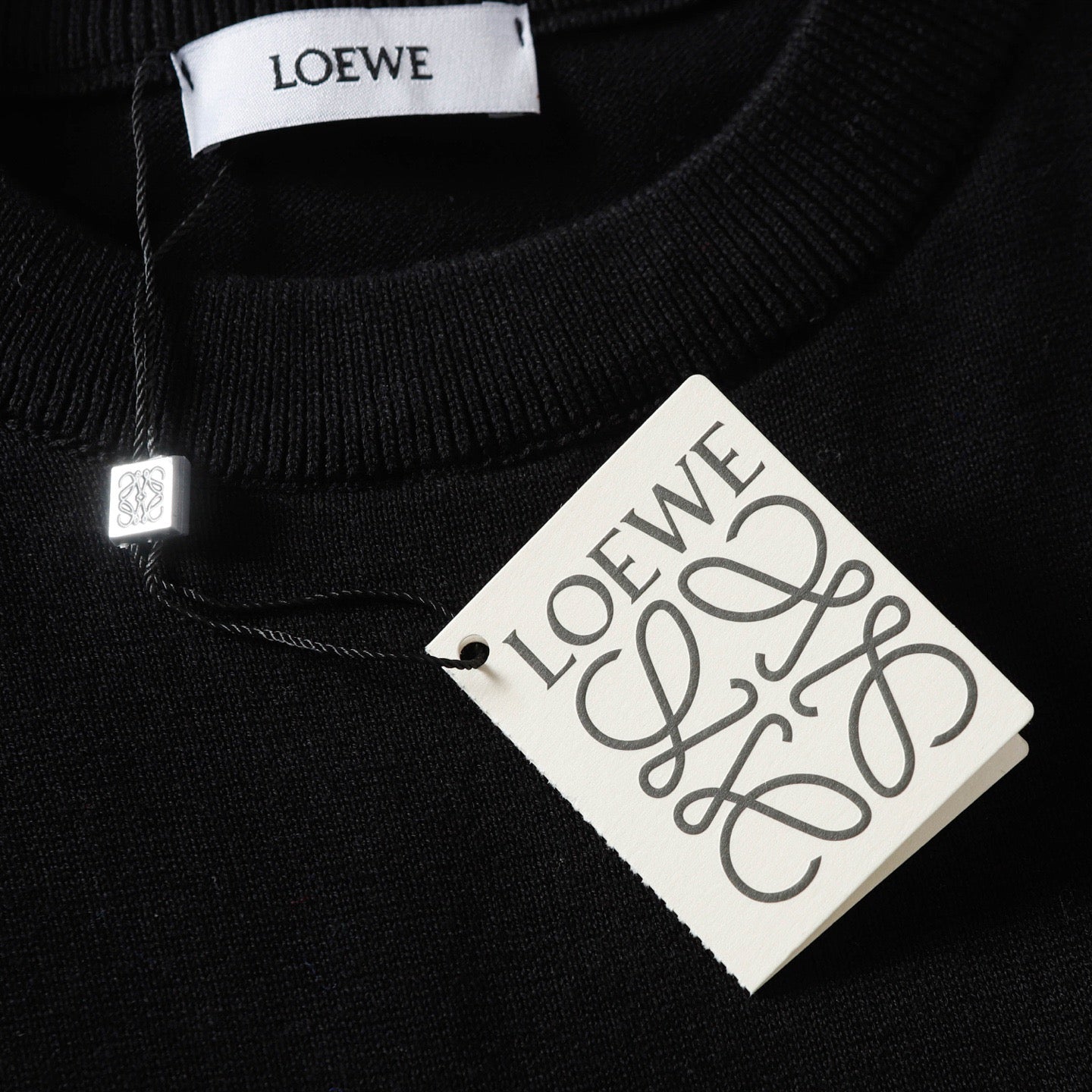 LOEWE Modal Anagram Pocket Knit T-Shirt | Unisex XS–L