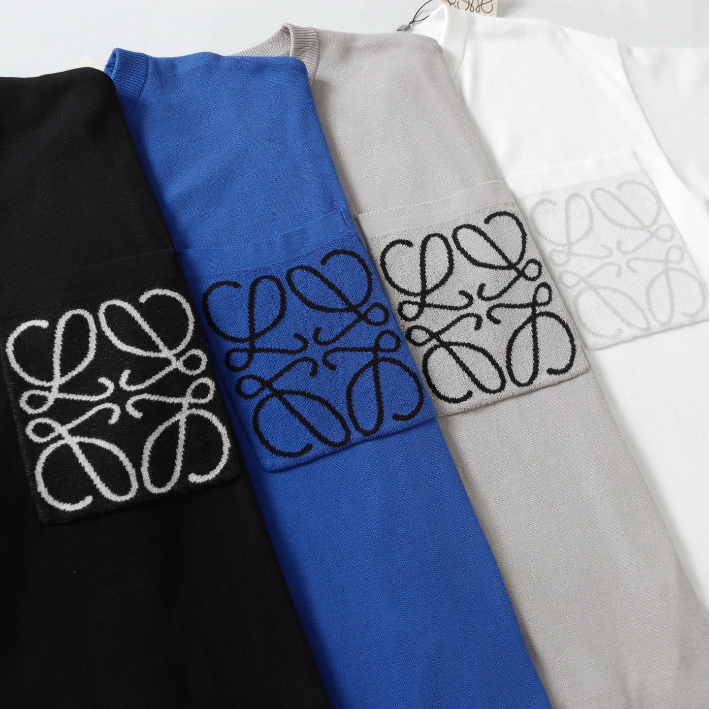 LOEWE Modal Anagram Pocket Knit T-Shirt | Unisex XS–L