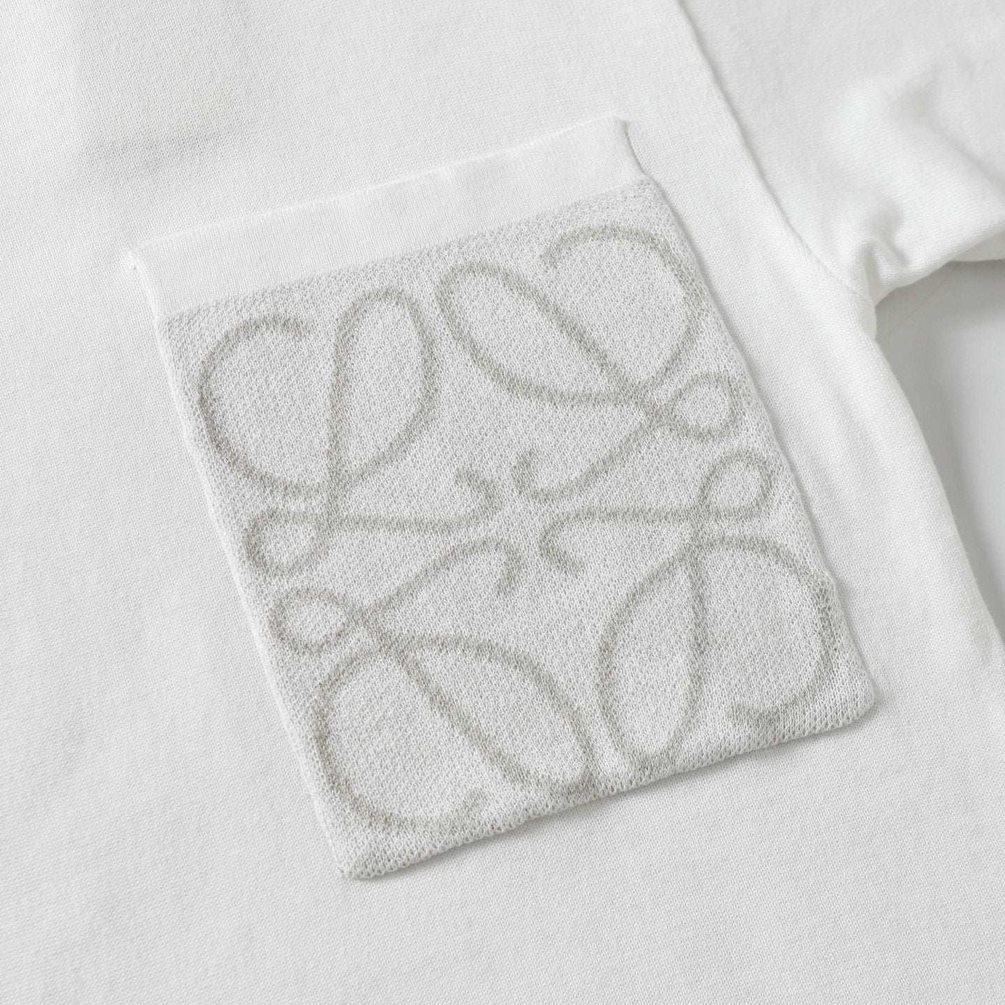 LOEWE Modal Anagram Pocket Knit T-Shirt | Unisex XS–L