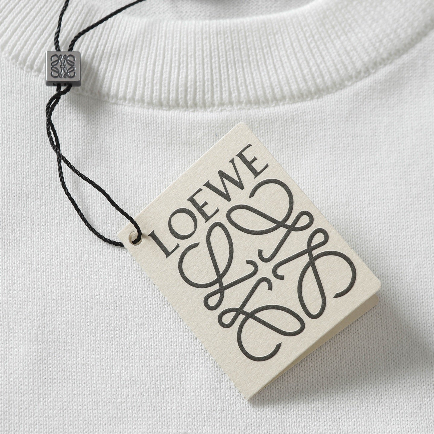 LOEWE Modal Anagram Pocket Knit T-Shirt | Unisex XS–L