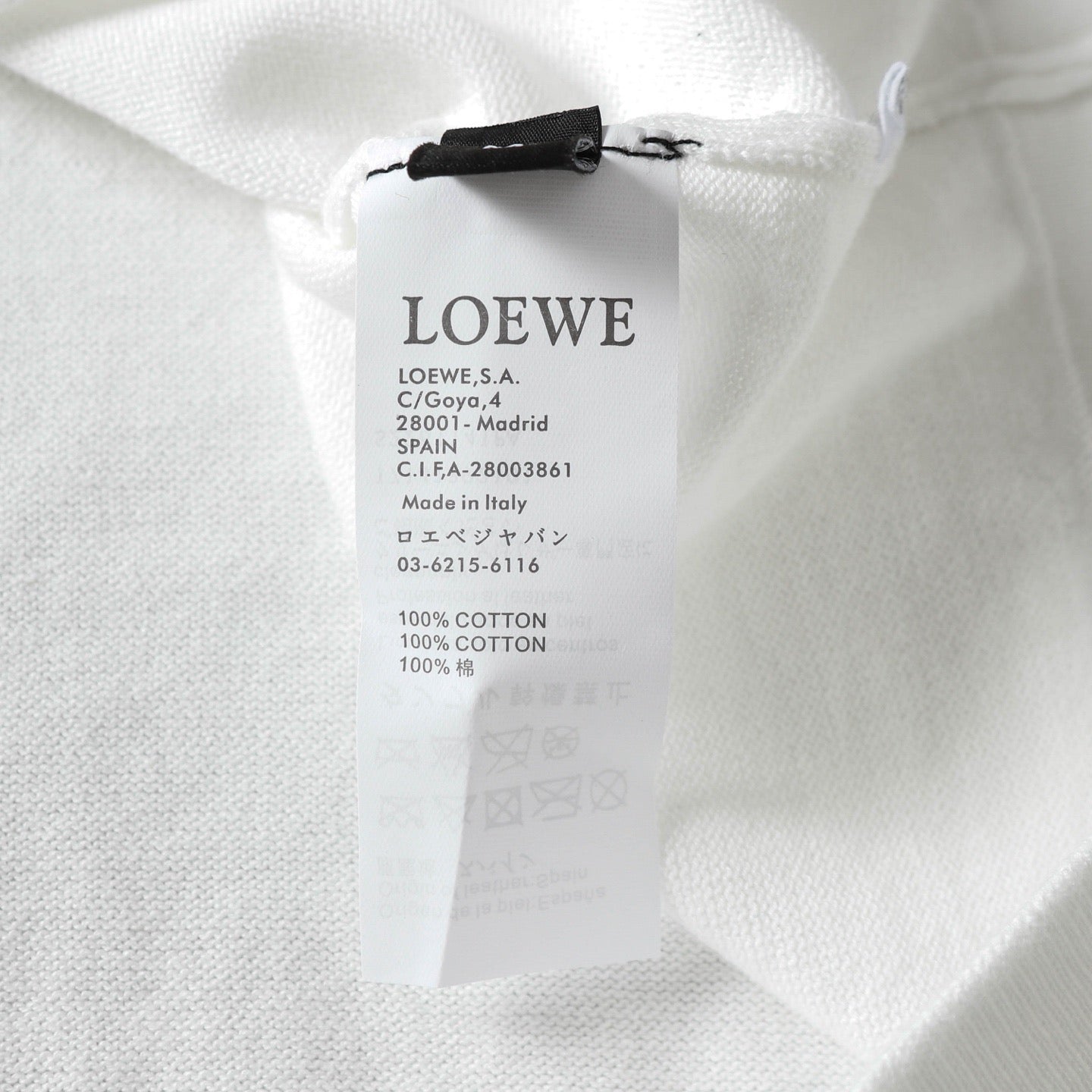 LOEWE Modal Anagram Pocket Knit T-Shirt | Unisex XS–L