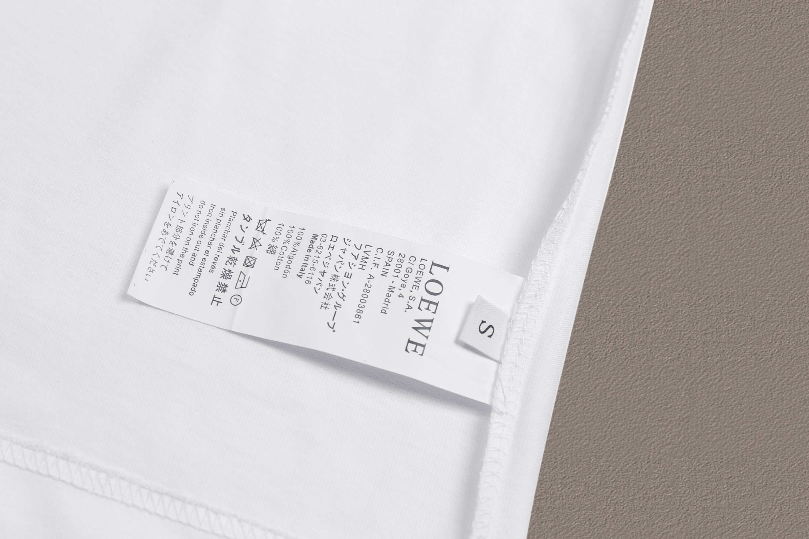 LOEWE 2025 SS Unisex Logo Print T-Shirt | XS–L