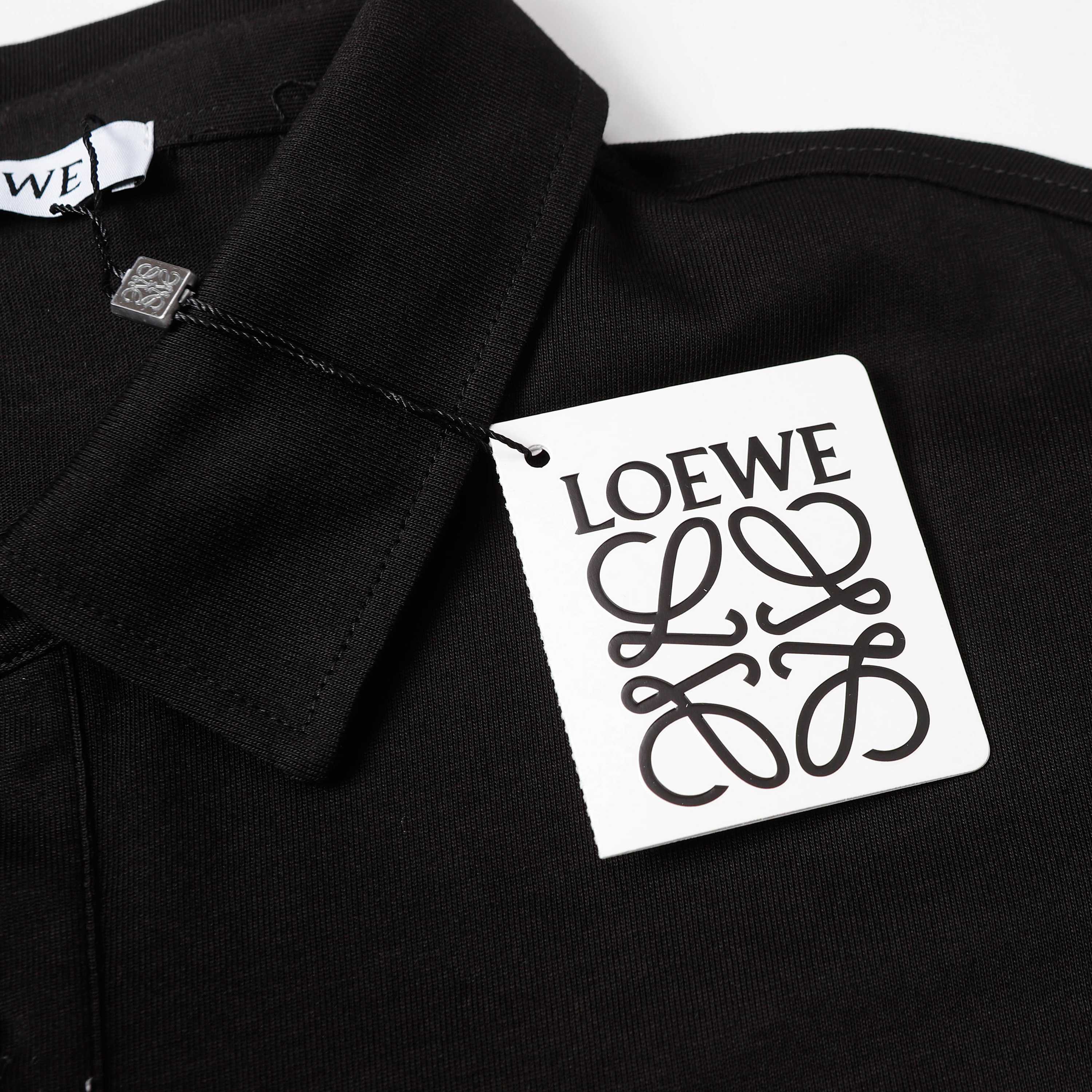 LOEWE 25SS Luxury Terry Embroidery Polo Shirt | S–XXL