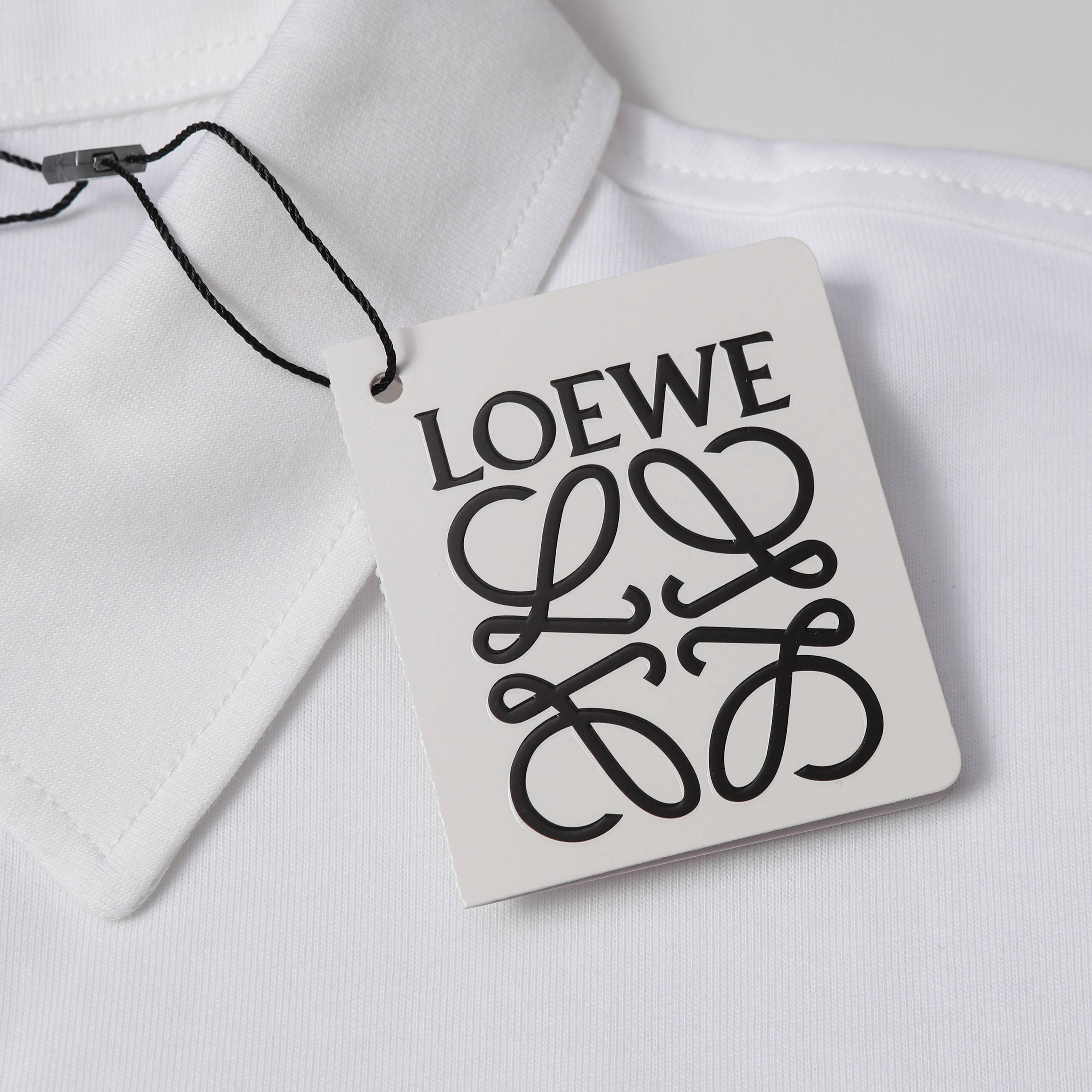 LOEWE 25SS Luxury Terry Embroidery Polo Shirt | S–XXL