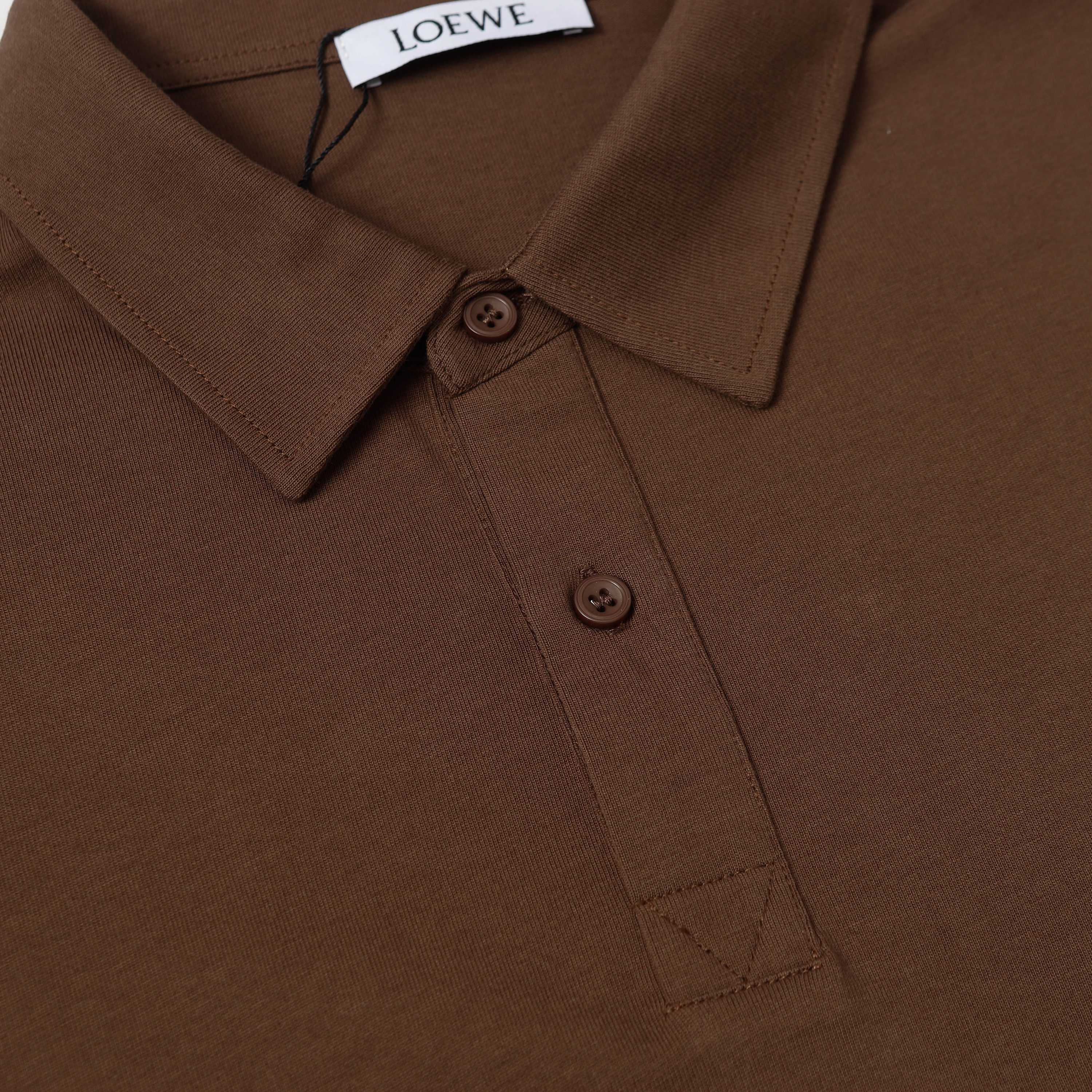 LOEWE 25SS Luxury Terry Embroidery Polo Shirt | S–XXL