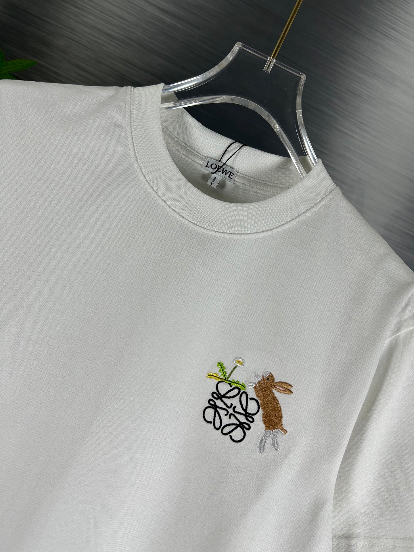 LOEWE Logo Bunny Embroidery T-Shirt | S–XL