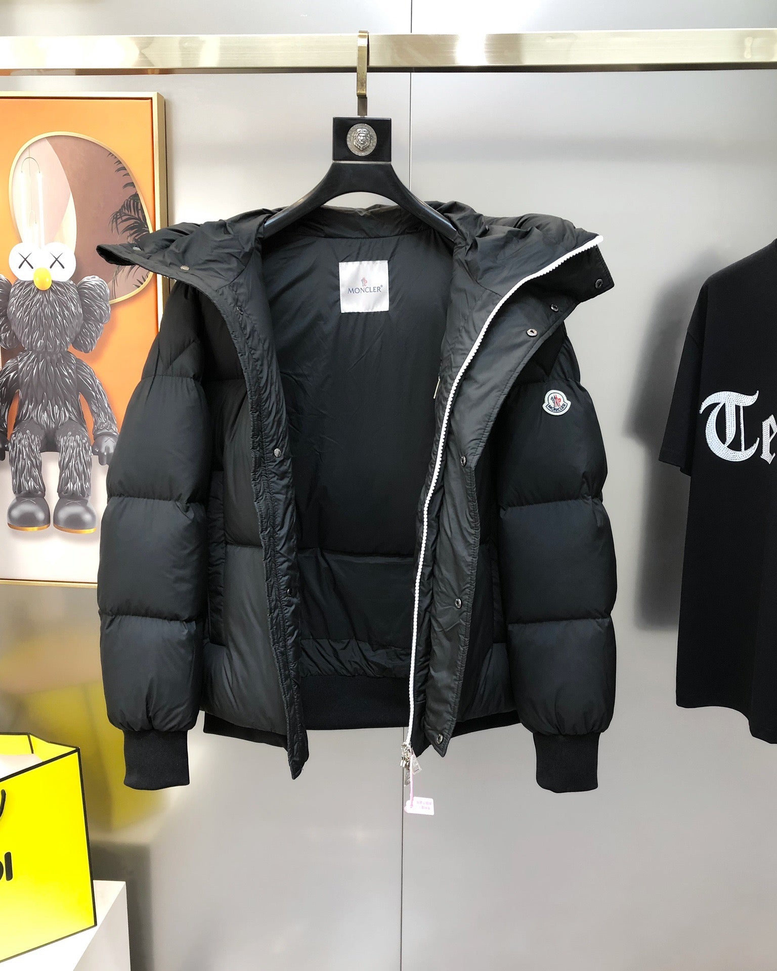 MONCLER Men’s Hooded Down Jacket | Fall/Winter 2024 Collection | Size 1–5 (M–3XL) | Black