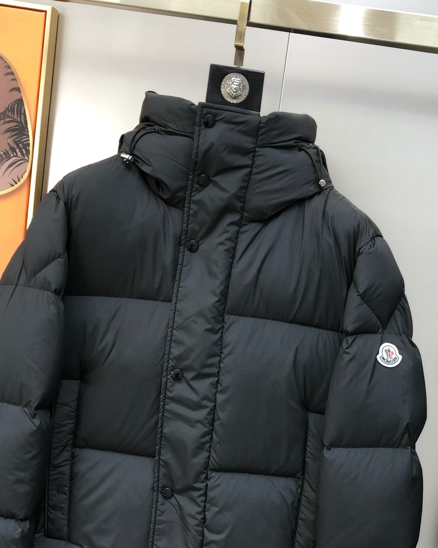 MONCLER Men’s Hooded Down Jacket | Fall/Winter 2024 Collection | Size 1–5 (M–3XL) | Black