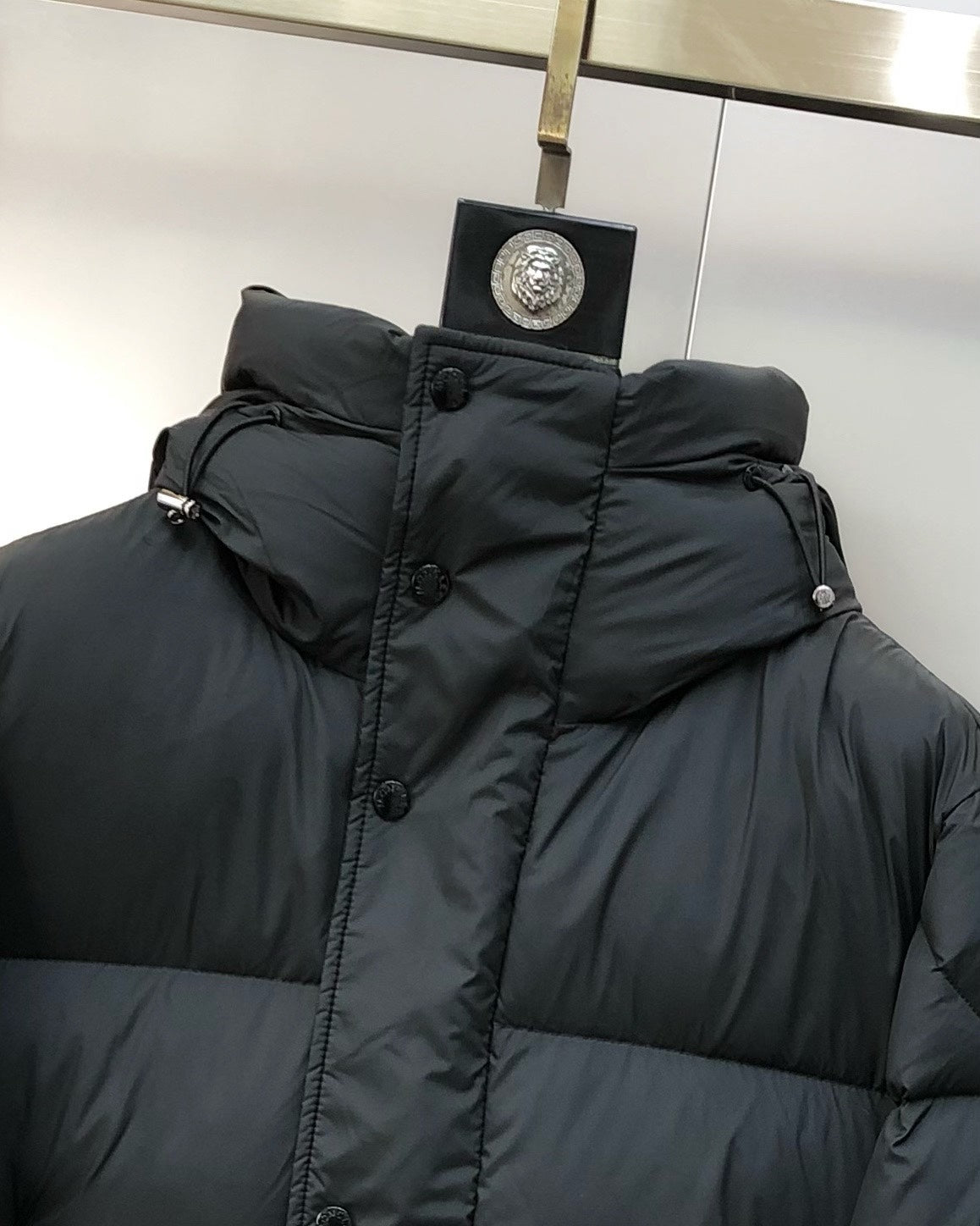 MONCLER Men’s Hooded Down Jacket | Fall/Winter 2024 Collection | Size 1–5 (M–3XL) | Black