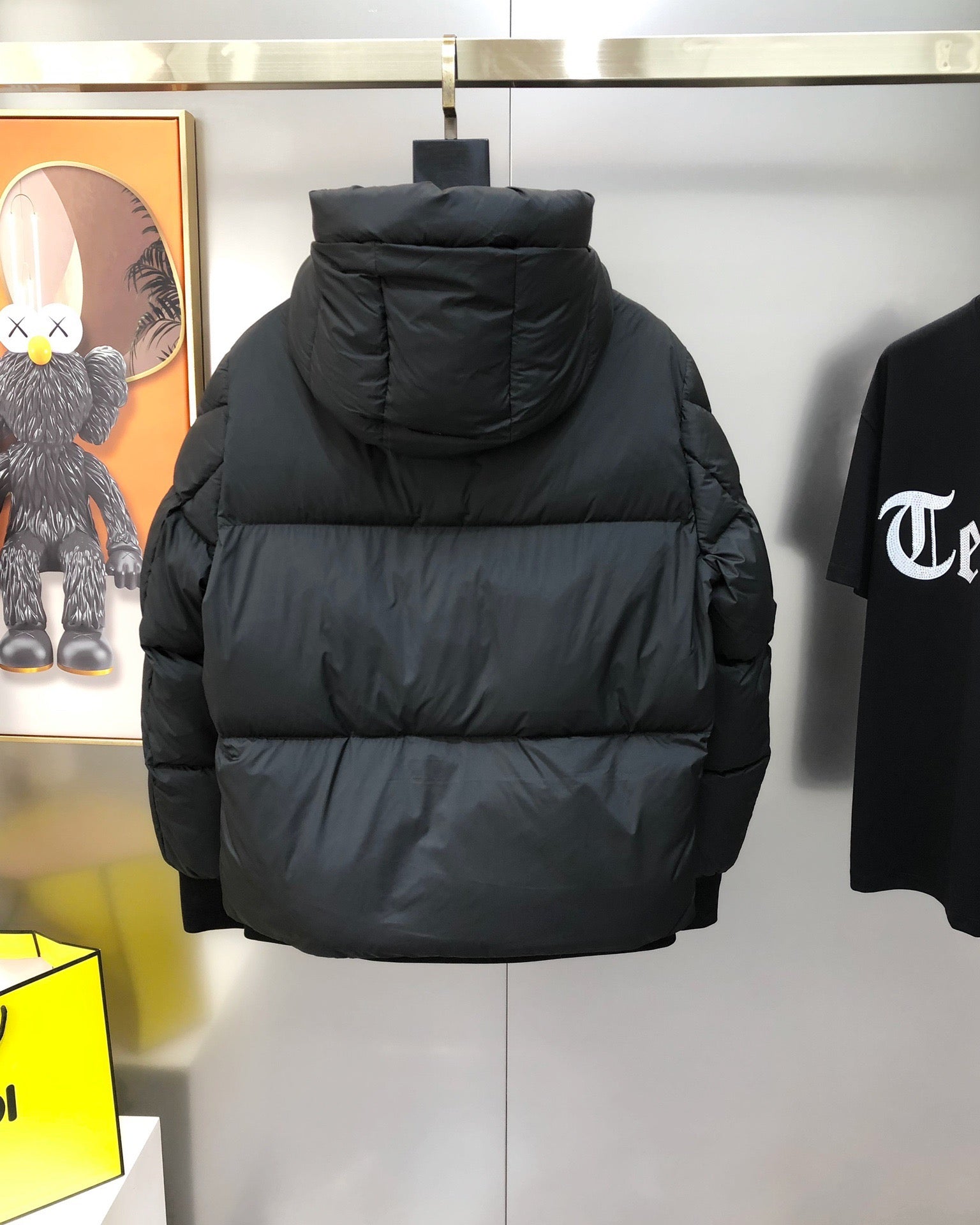 MONCLER Men’s Hooded Down Jacket | Fall/Winter 2024 Collection | Size 1–5 (M–3XL) | Black