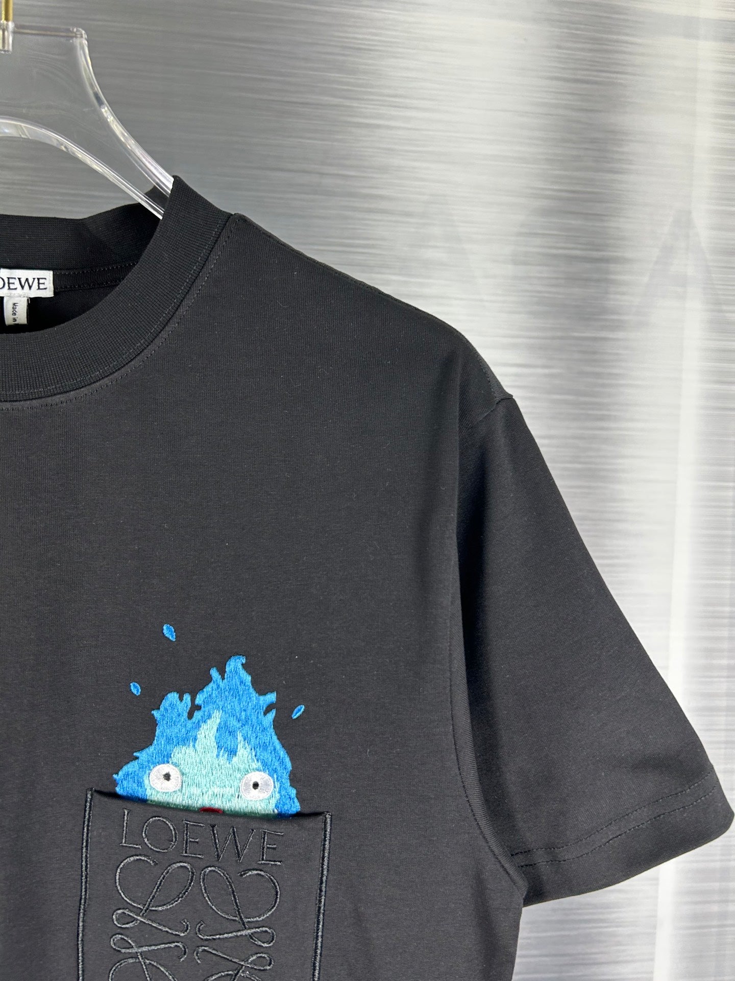 LOEWE Howl’s Moving Castle Embroidery T-Shirt | S–XL