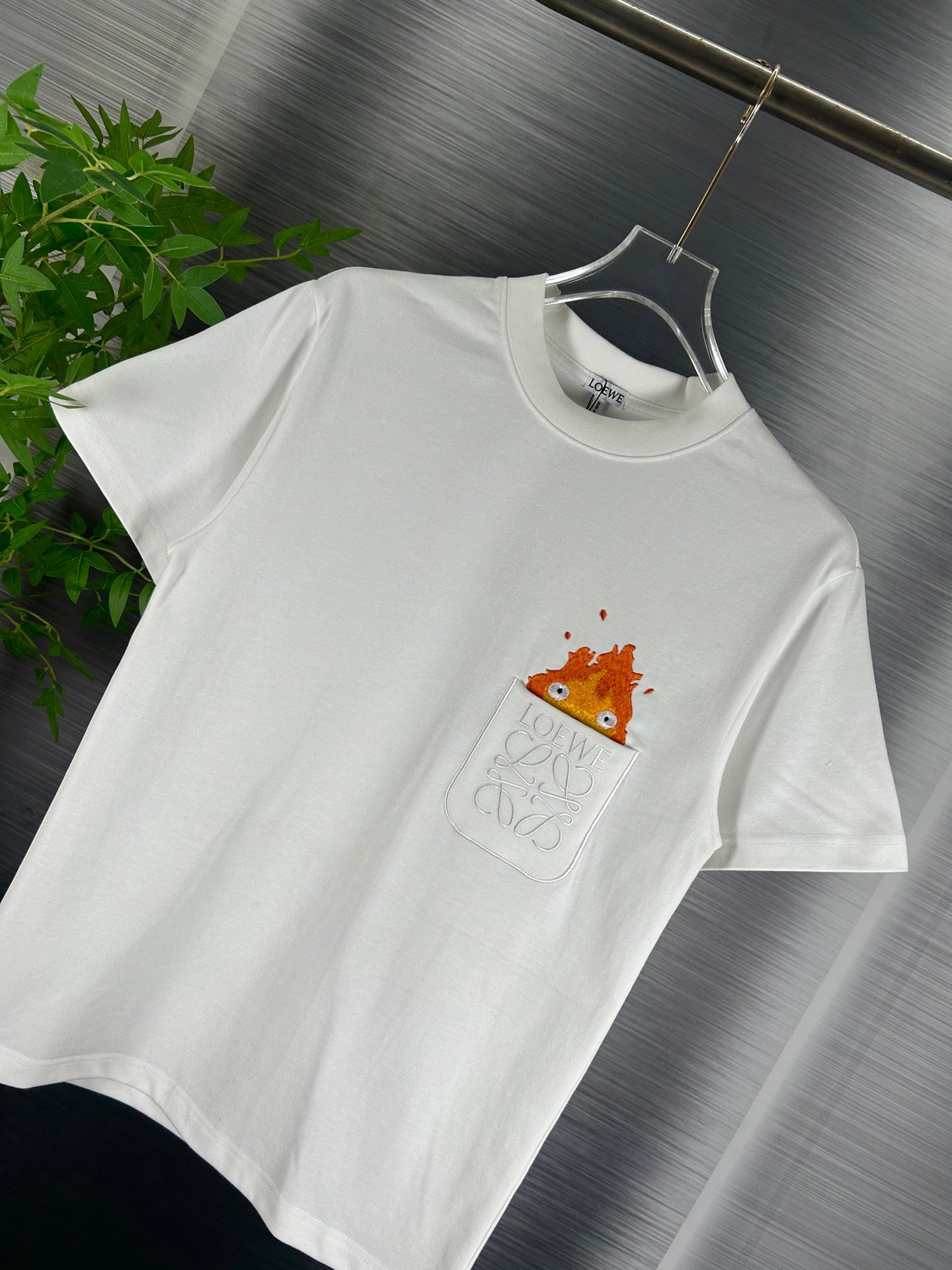 LOEWE Howl’s Moving Castle Embroidery T-Shirt | S–XL