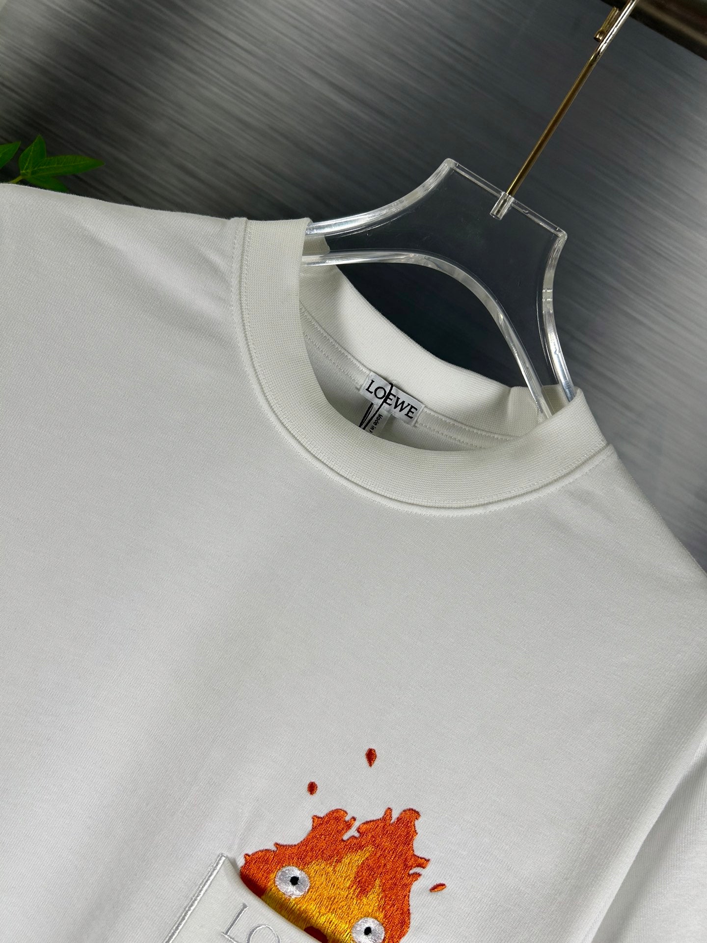 LOEWE Howl’s Moving Castle Embroidery T-Shirt | S–XL