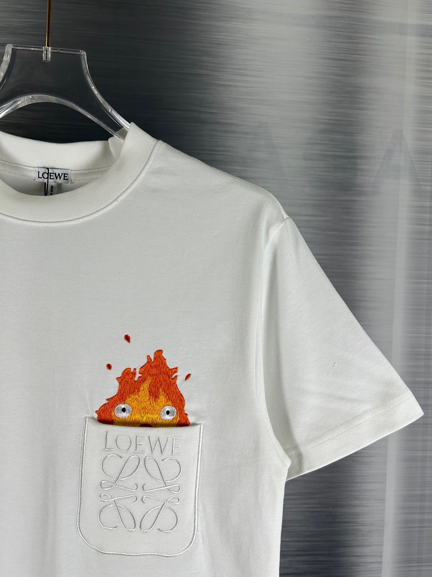 LOEWE Howl’s Moving Castle Embroidery T-Shirt | S–XL