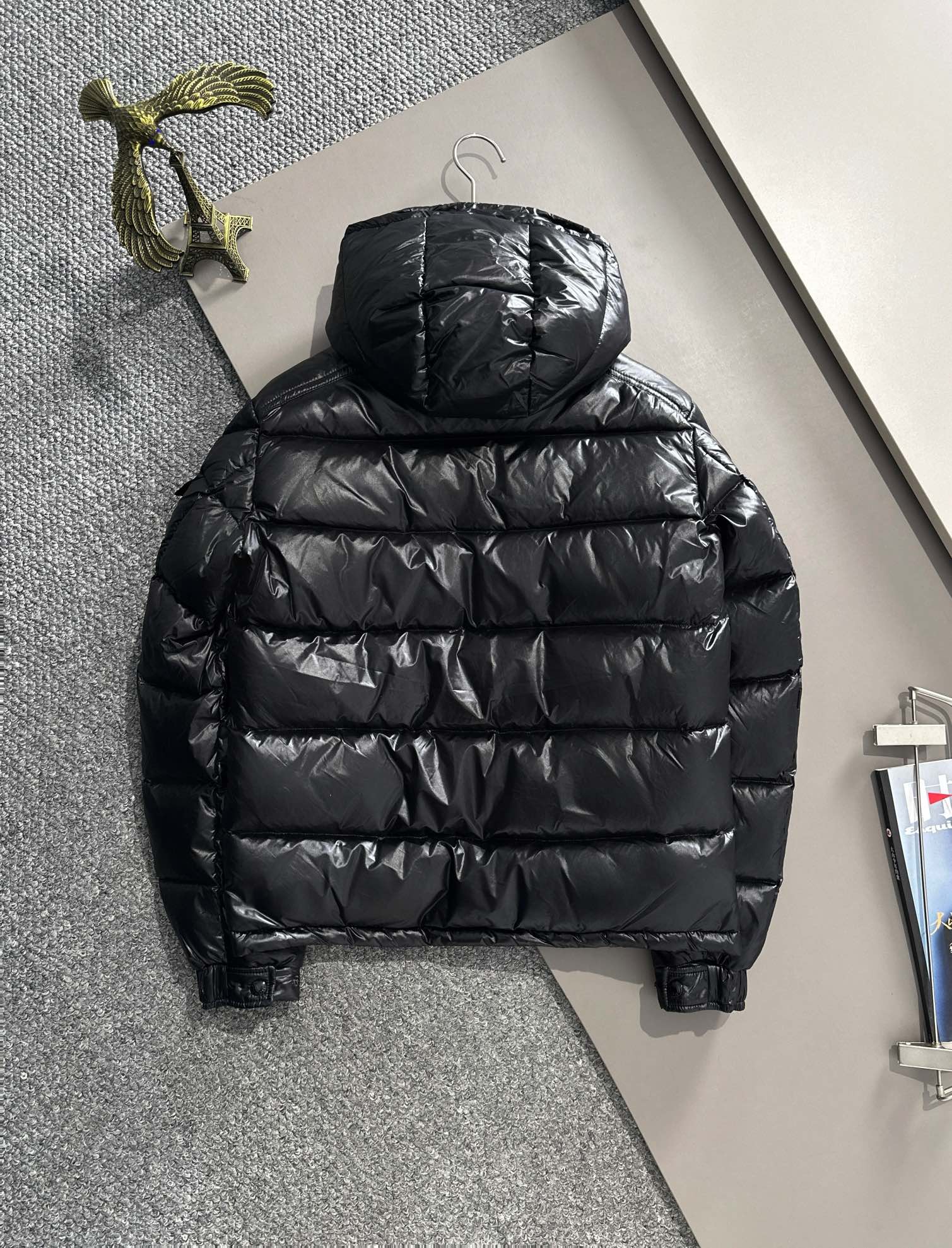 MONCLER Maya Down Jacket | Men’s Short Puffer | Premium Goose Down | Size 1–6 | Black