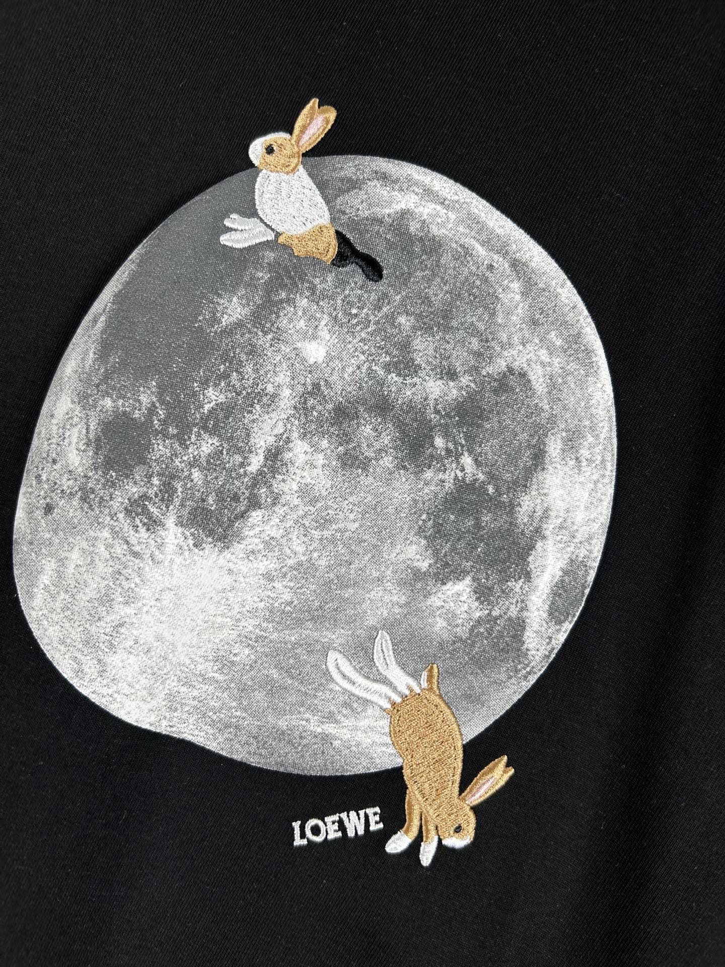 LOEWE Moon Embroidered T-Shirt | S–XL