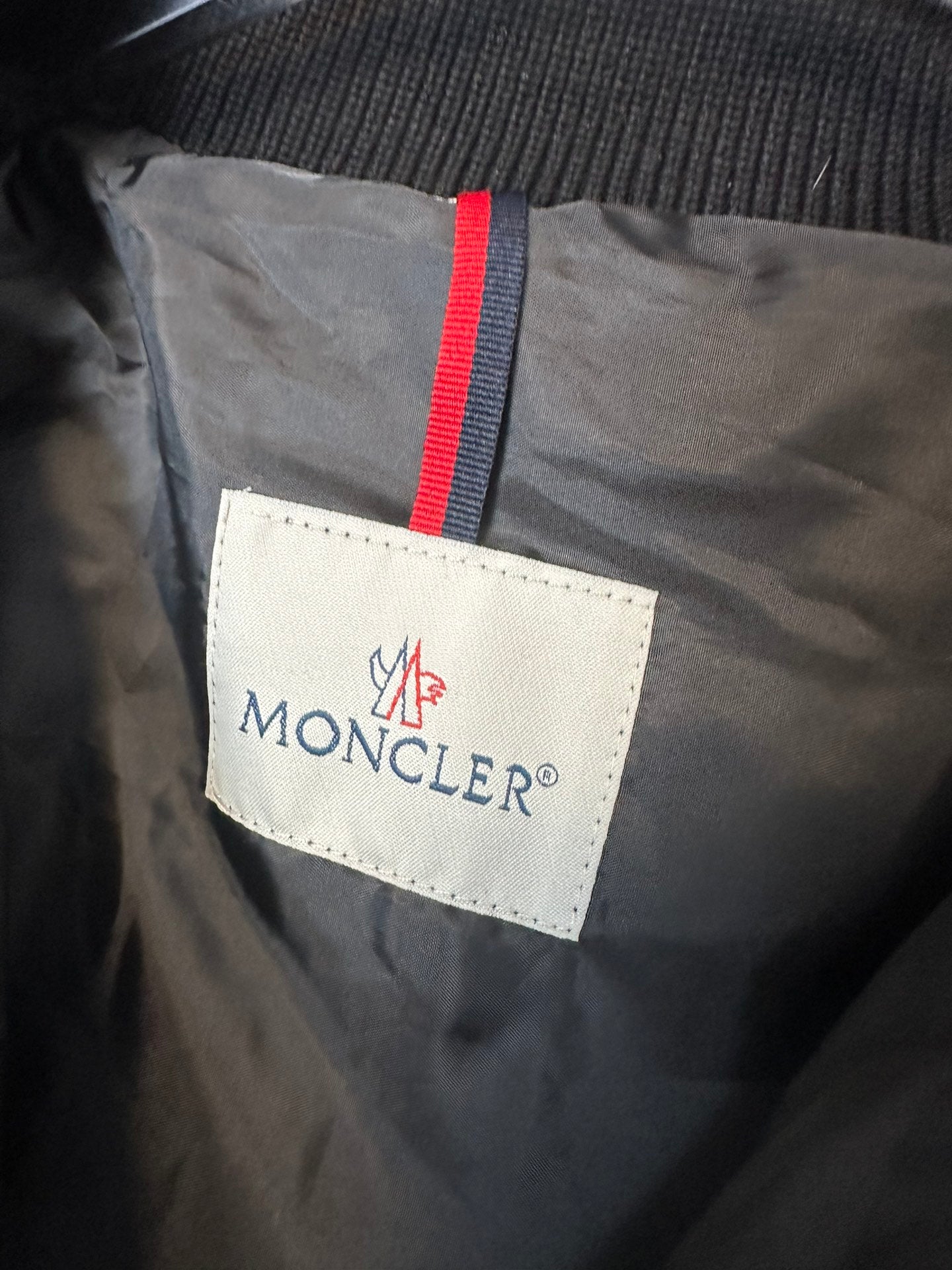 MONCLER Knit-Panel Down Jacket | HMY37# | Premium Goose Down | Black / Grey | Size 1–4