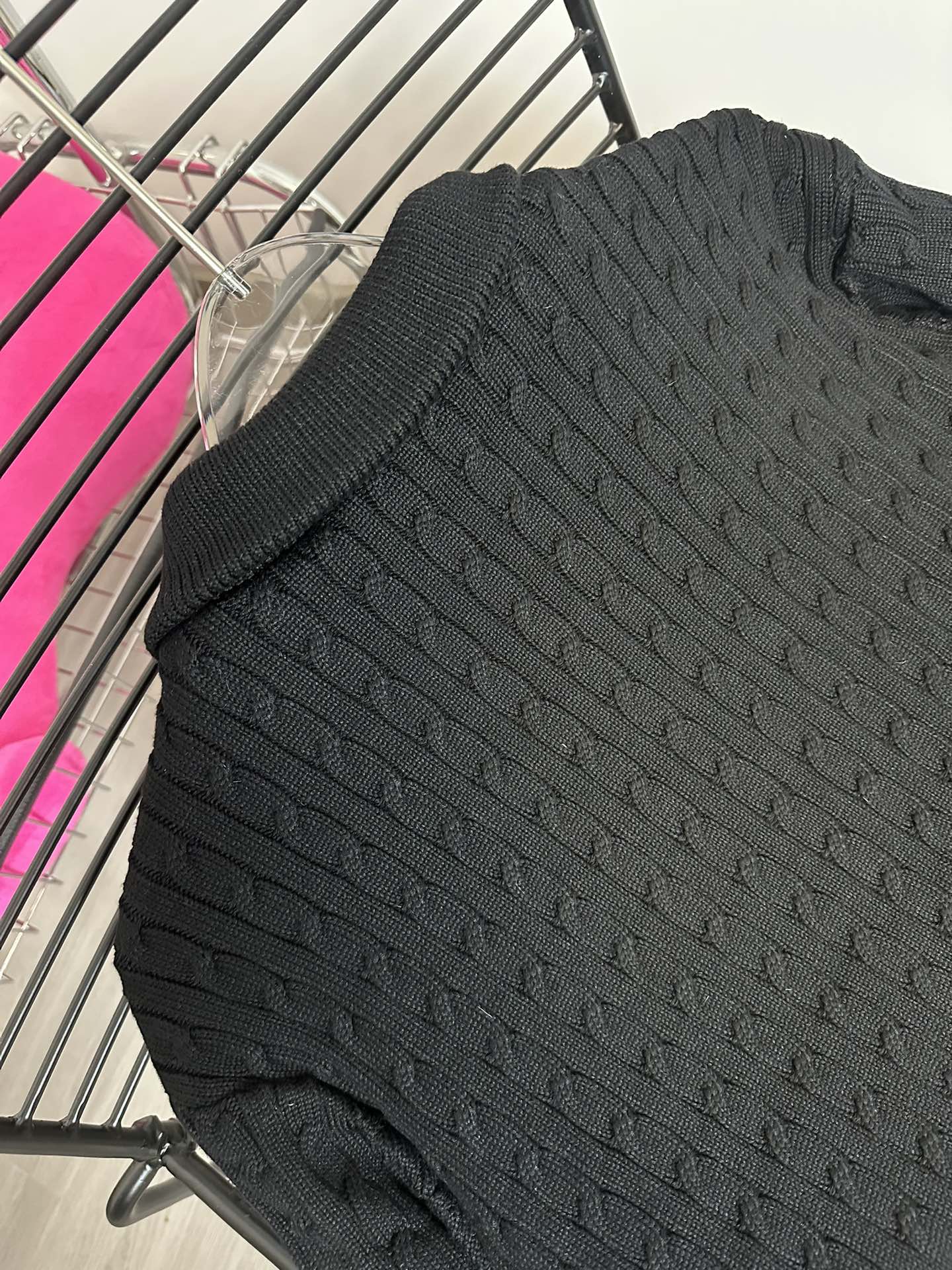 MONCLER Knit-Panel Down Jacket | HMY37# | Premium Goose Down | Black / Grey | Size 1–4