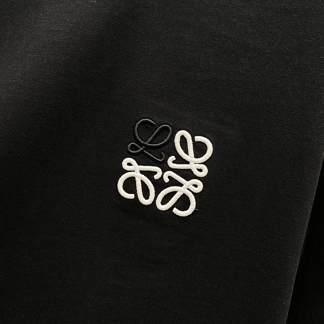 LOEWE 320g Cotton Crewneck T-Shirt – Embroidered Bunny Logo | S–XL