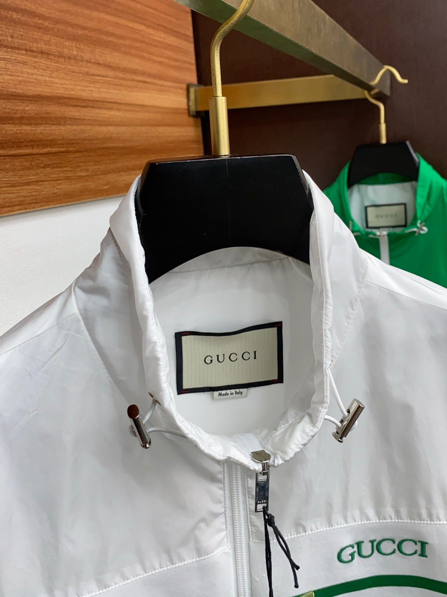 GUCCI 2025SS Logo Tape Panel Jacket | Men’s Luxury Casual Blouson