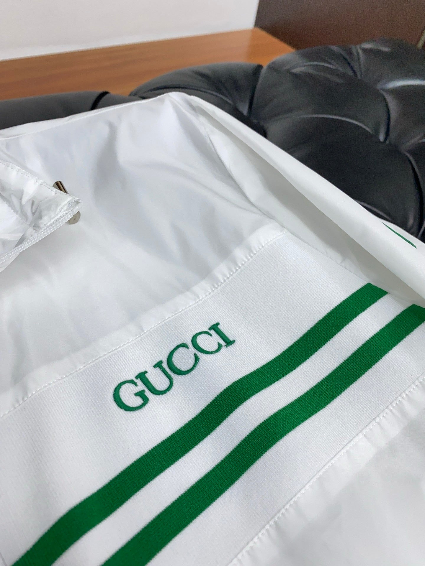 GUCCI 2025SS Logo Tape Panel Jacket | Men’s Luxury Casual Blouson