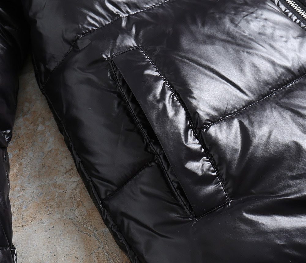 Moncler 2024 FW New Puffer Jacket | Unisex Colorblock Down Coat (M–3XL)