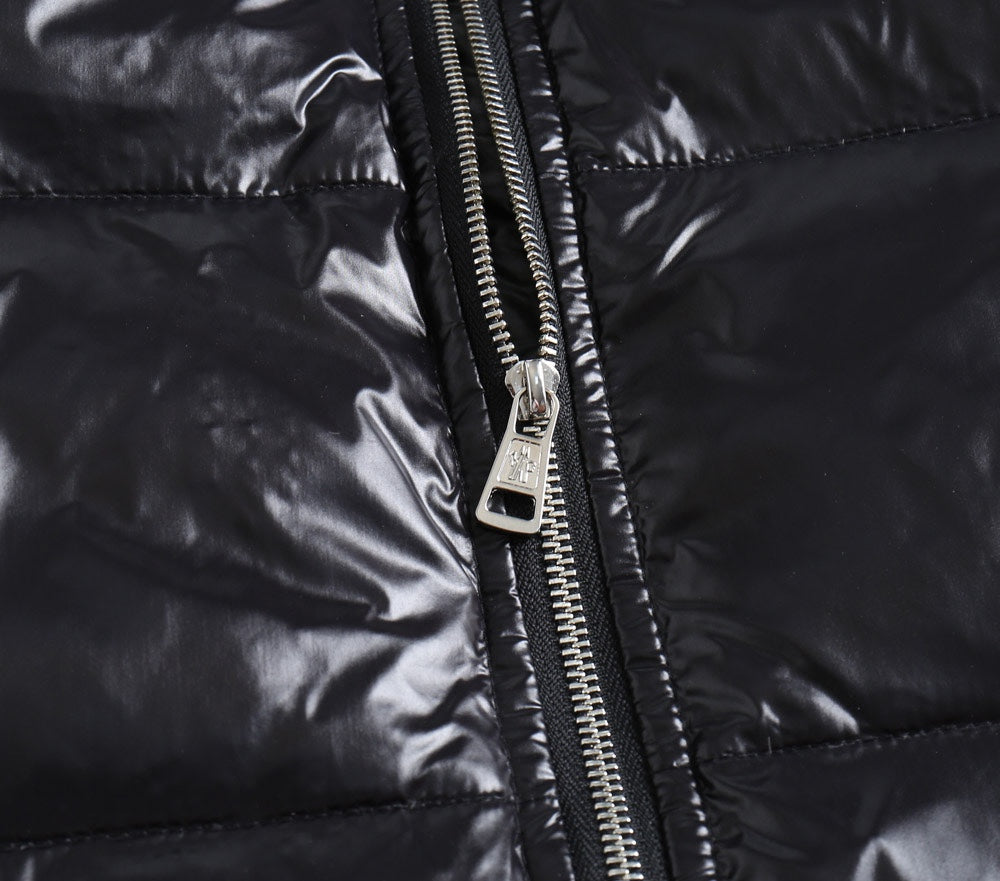 Moncler 2024 FW New Puffer Jacket | Unisex Colorblock Down Coat (M–3XL)