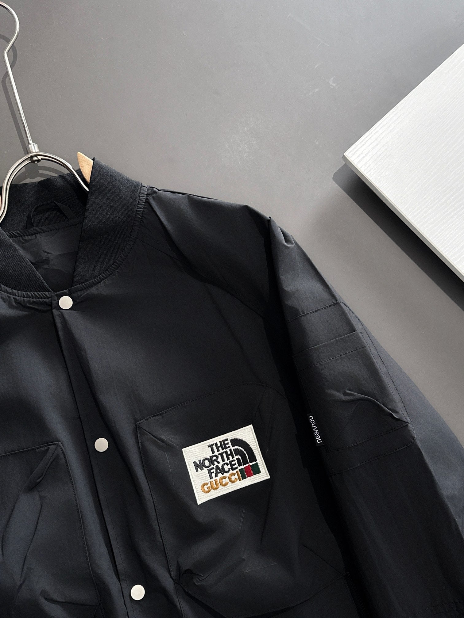 GUCCI × The North Face FW2024 Zip-Up Nylon Jacket | Luxury Lightweight Windbreaker