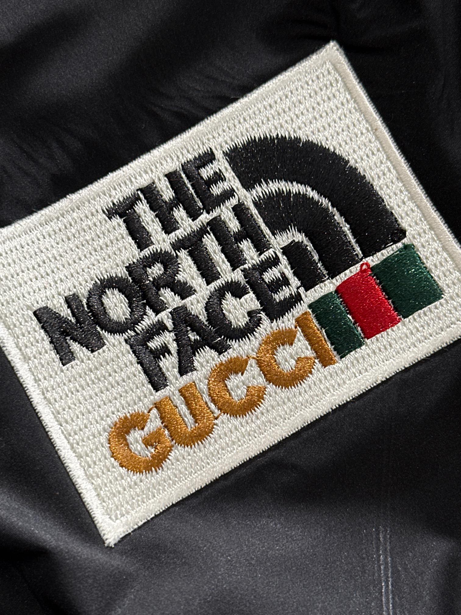 GUCCI × The North Face FW2024 Zip-Up Nylon Jacket | Luxury Lightweight Windbreaker