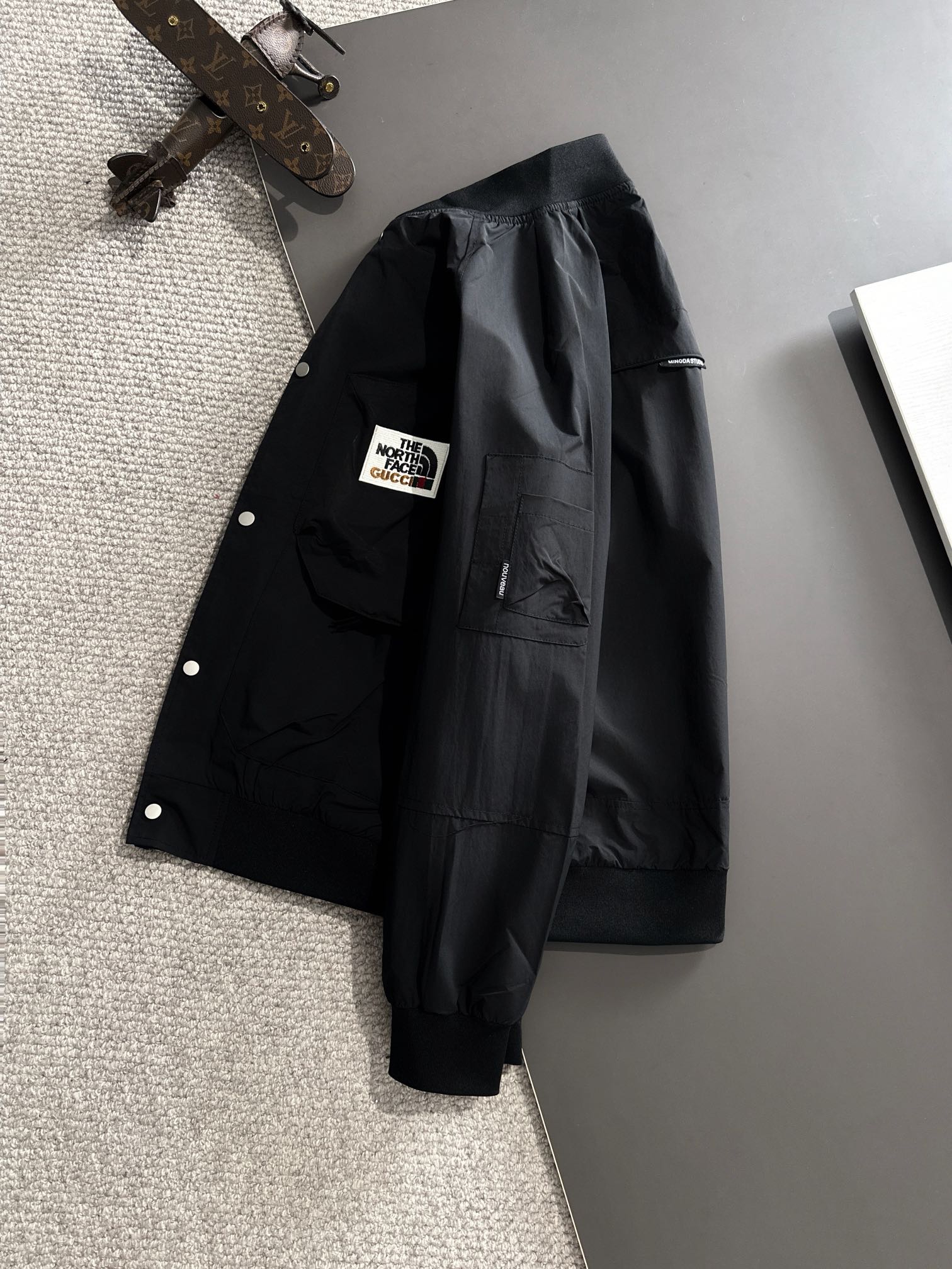 GUCCI × The North Face FW2024 Zip-Up Nylon Jacket | Luxury Lightweight Windbreaker