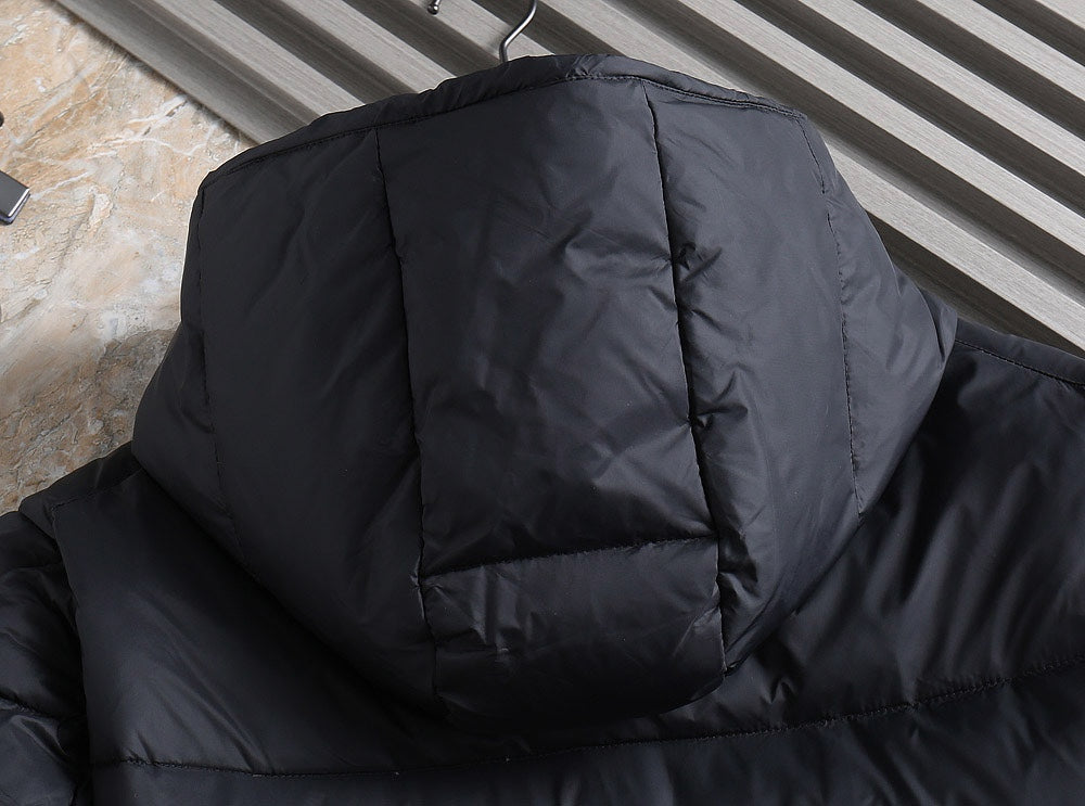 Moncler 2024 FW New Puffer Jacket | Unisex Colorblock Down Coat (M–3XL)