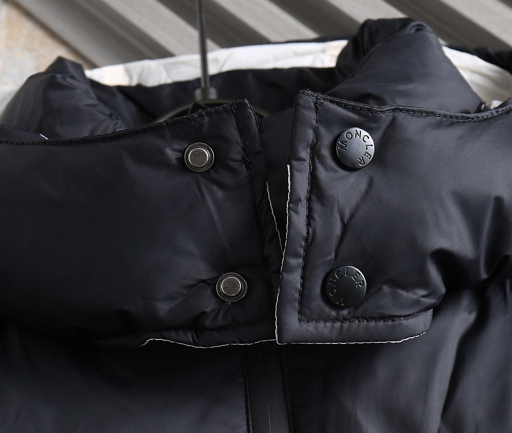 Moncler 2024 FW New Puffer Jacket | Unisex Colorblock Down Coat (M–3XL)