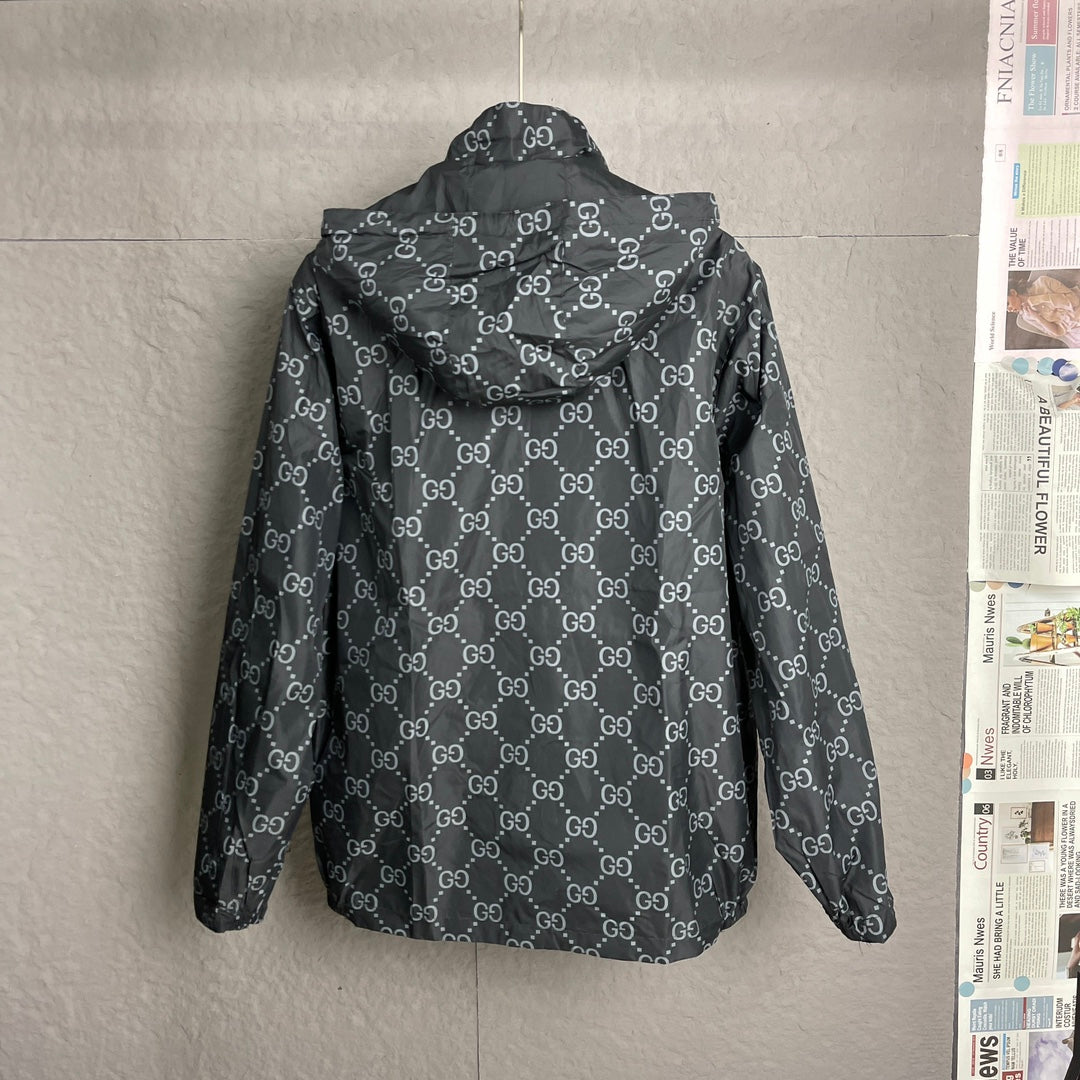 Gucci 21FW Double-Sided Vintage Logo Jacket | High-End Jacquard Design