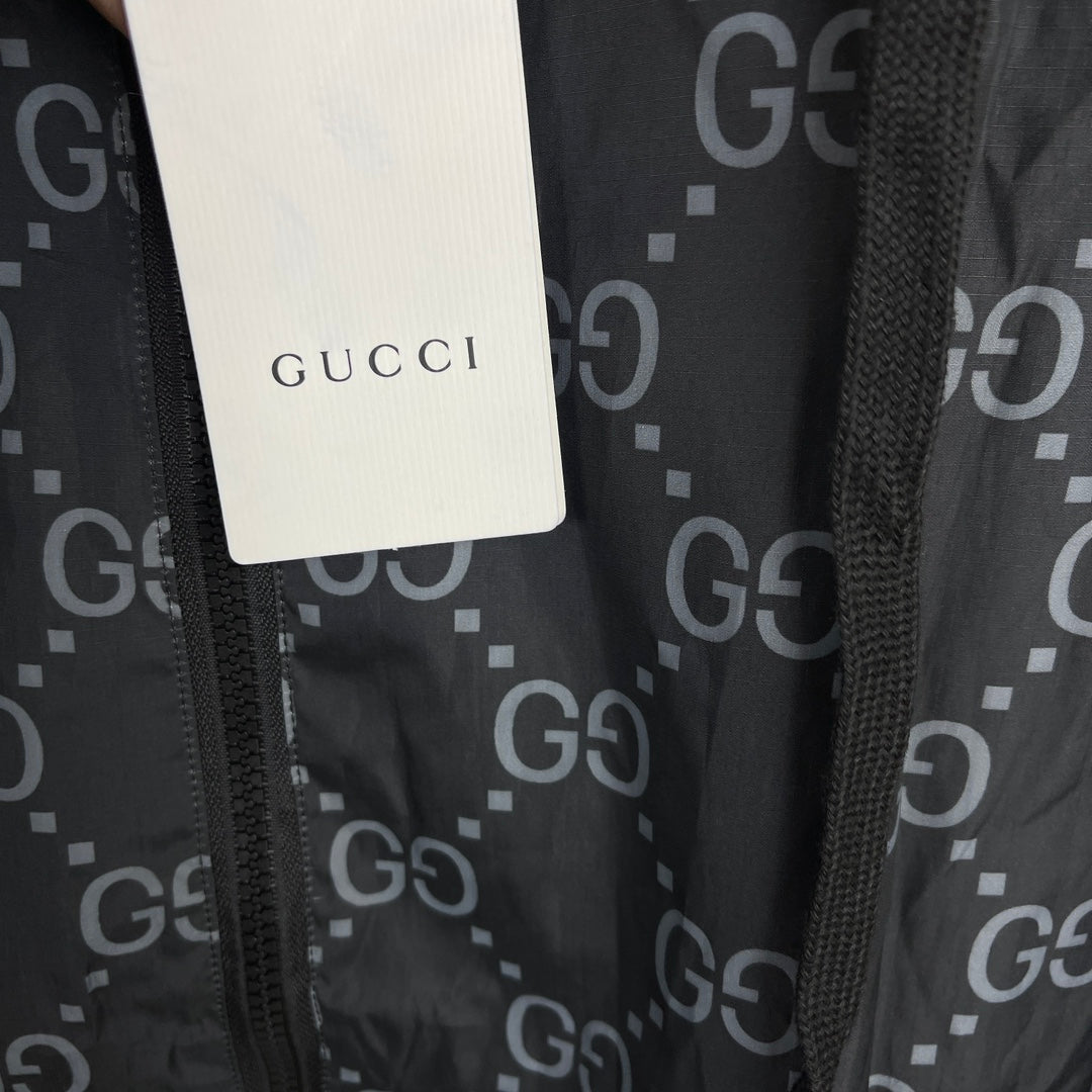 Gucci 21FW Double-Sided Vintage Logo Jacket | High-End Jacquard Design
