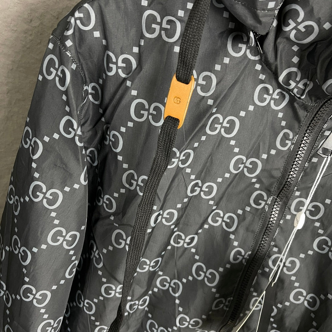 Gucci 21FW Double-Sided Vintage Logo Jacket | High-End Jacquard Design