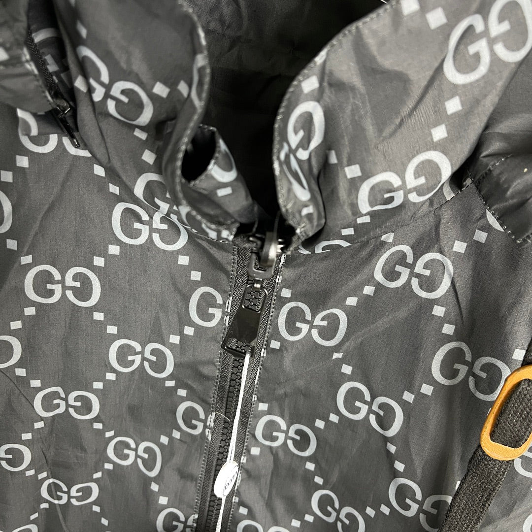 Gucci 21FW Double-Sided Vintage Logo Jacket | High-End Jacquard Design