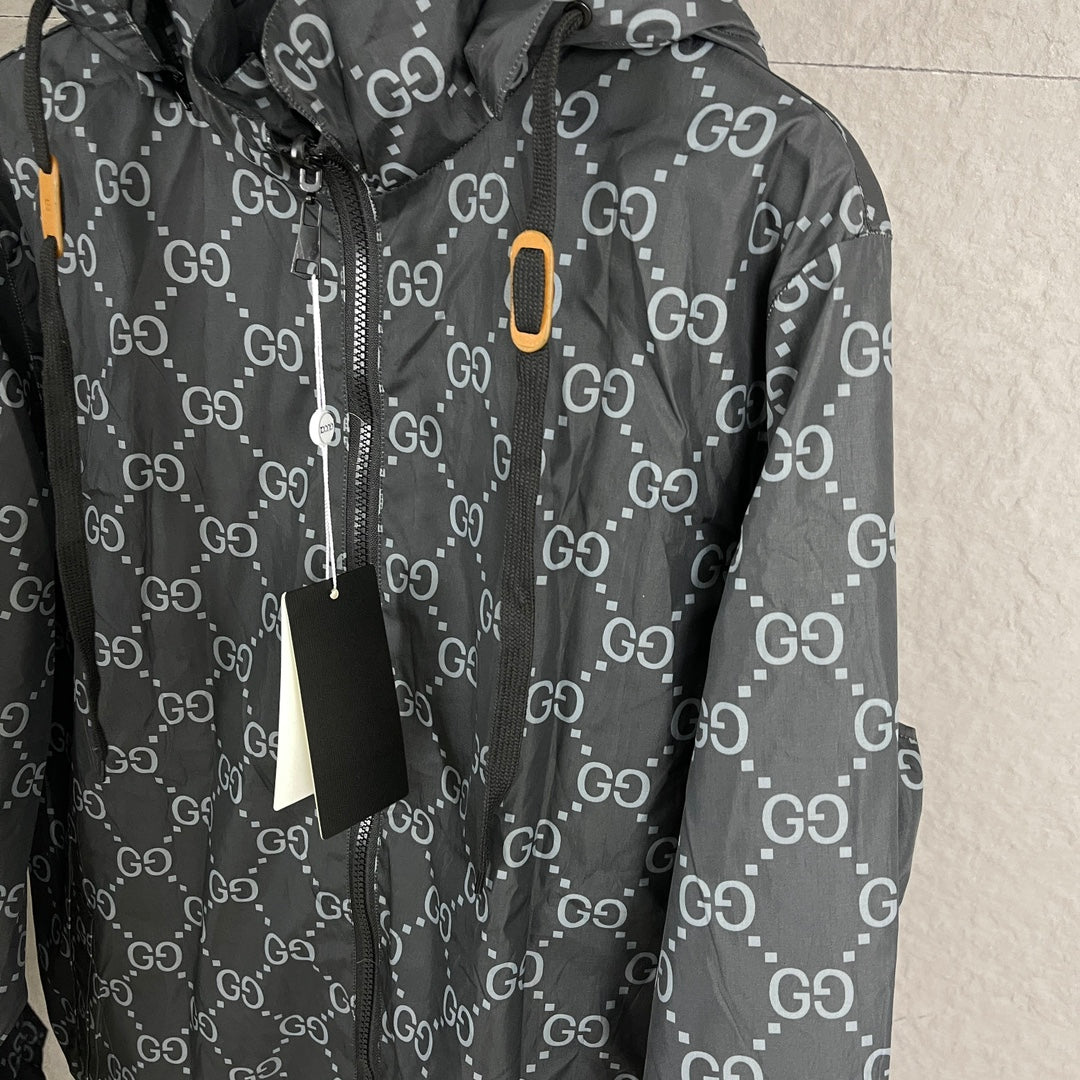 Gucci 21FW Double-Sided Vintage Logo Jacket | High-End Jacquard Design
