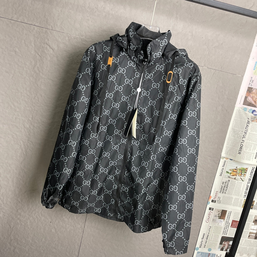 Gucci 21FW Double-Sided Vintage Logo Jacket | High-End Jacquard Design