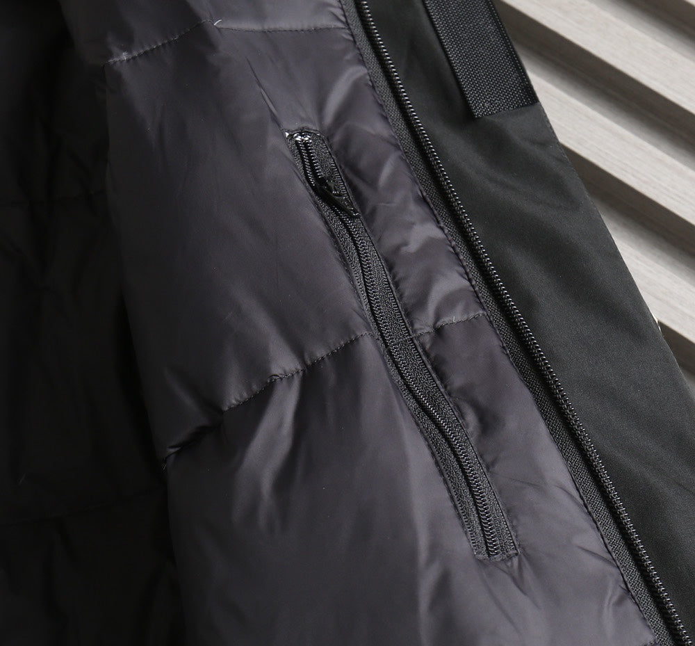 Moncler 2024 FW New Puffer Jacket | Unisex Colorblock Down Coat (M–3XL)