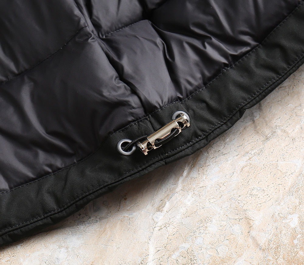 Moncler 2024 FW New Puffer Jacket | Unisex Colorblock Down Coat (M–3XL)