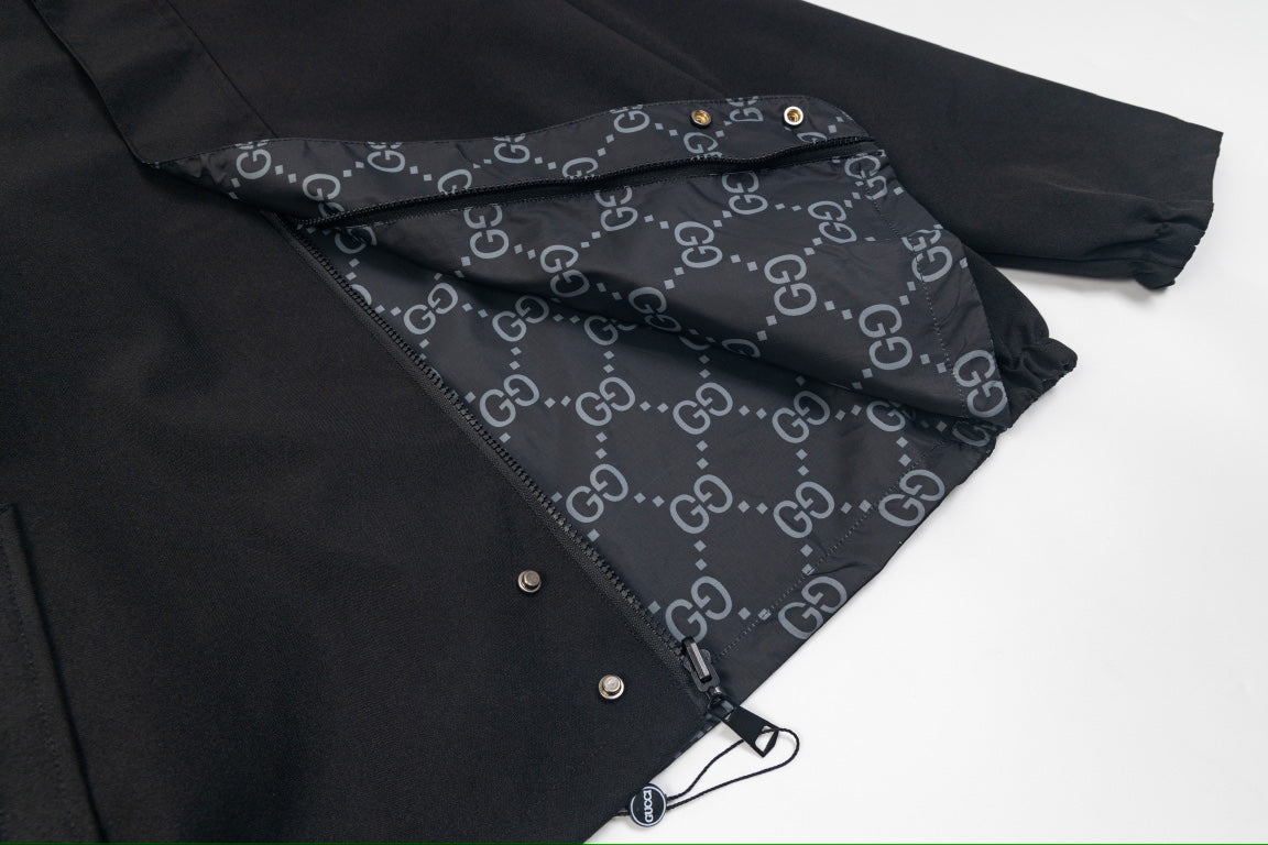 Gucci 21FW Reversible Logo Jacquard Jacket | Vintage Double-Sided Design