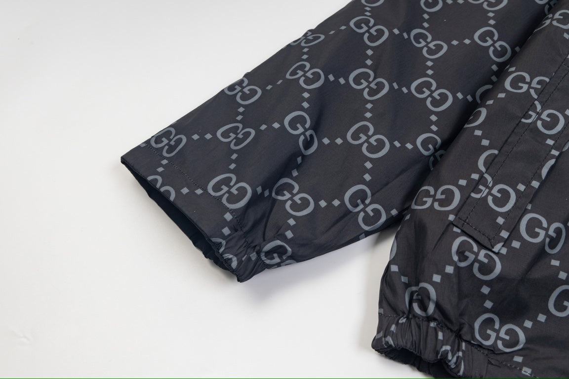 Gucci 21FW Reversible Logo Jacquard Jacket | Vintage Double-Sided Design