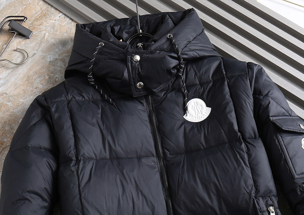 Moncler 2024 FW New Puffer Jacket | Unisex Colorblock Down Coat (M–3XL)