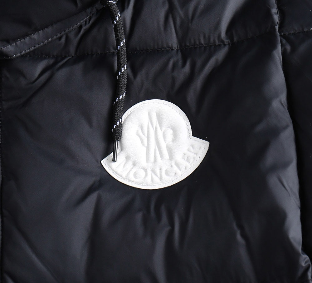 Moncler 2024 FW New Puffer Jacket | Unisex Colorblock Down Coat (M–3XL)