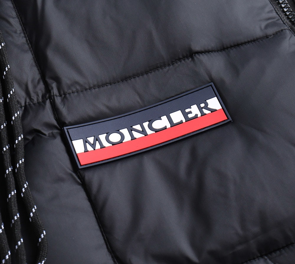 Moncler 2024 FW New Puffer Jacket | Unisex Colorblock Down Coat (M–3XL)
