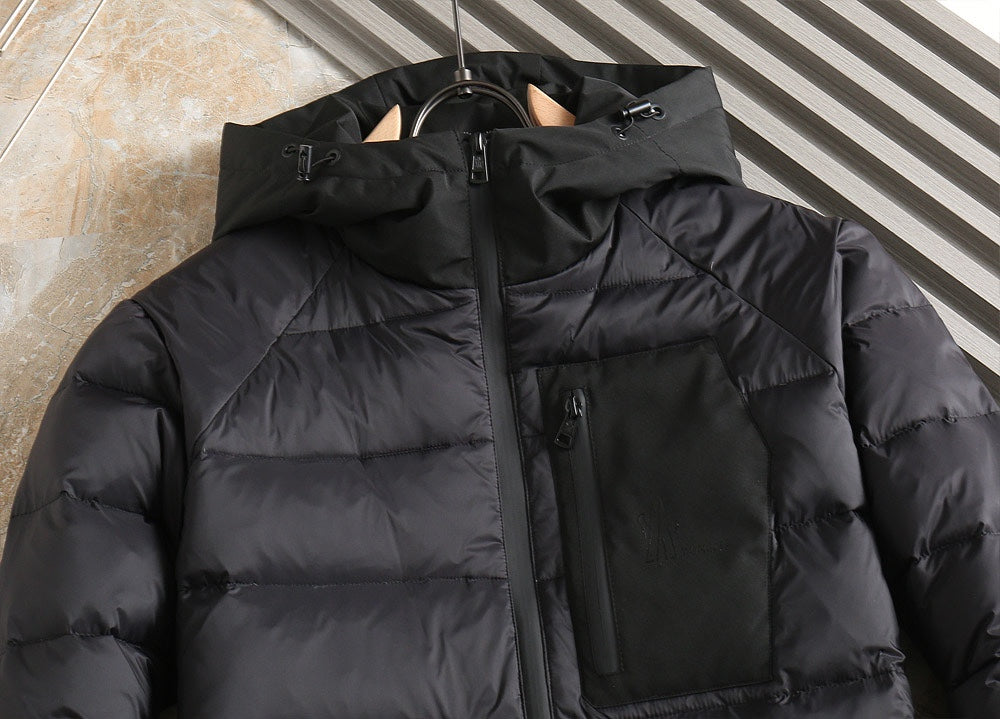 Moncler 2024 FW New Puffer Jacket | Unisex Colorblock Down Coat (M–3XL)